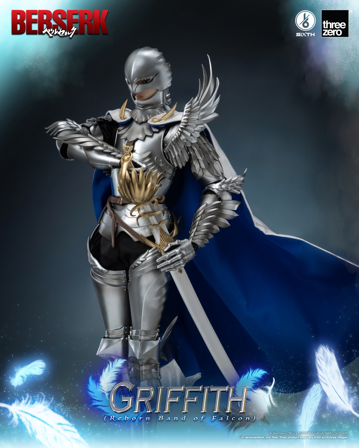 [พร้อมส่ง] Threezero 3Z00940W0 1/6 : Griffith (Reborn Band of Falcon) (เวอร์ชั่นปกติ)
