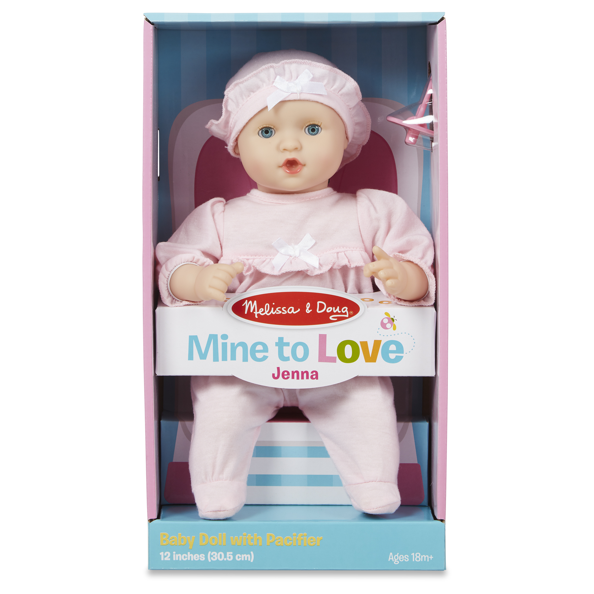 Melissa & Doug Jenna Baby Doll ชุดตุ๊กตาเบบี๋เด็กผู้หญิง ส่งเสริมความสัมพันธ์ สร้างความอ่อนโยน