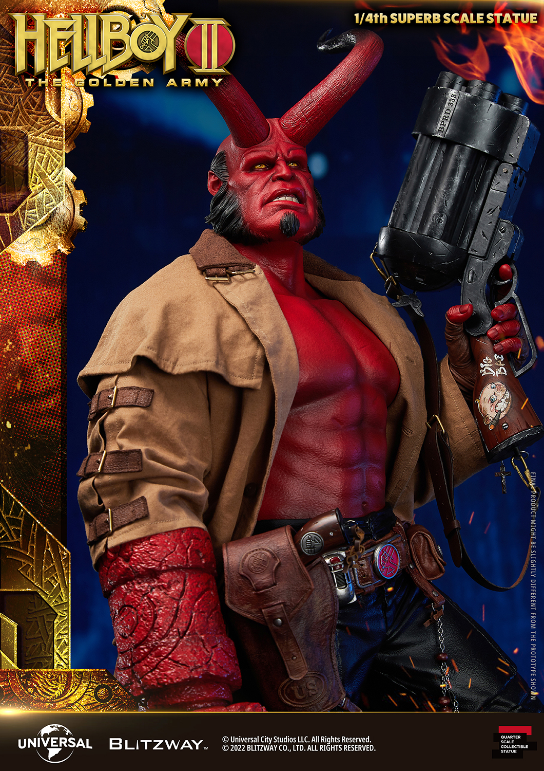 [สั่งจอง] Blitzway BW-SS-21301 1/4 : HELLBOY II - THE GOLDEN ARMY