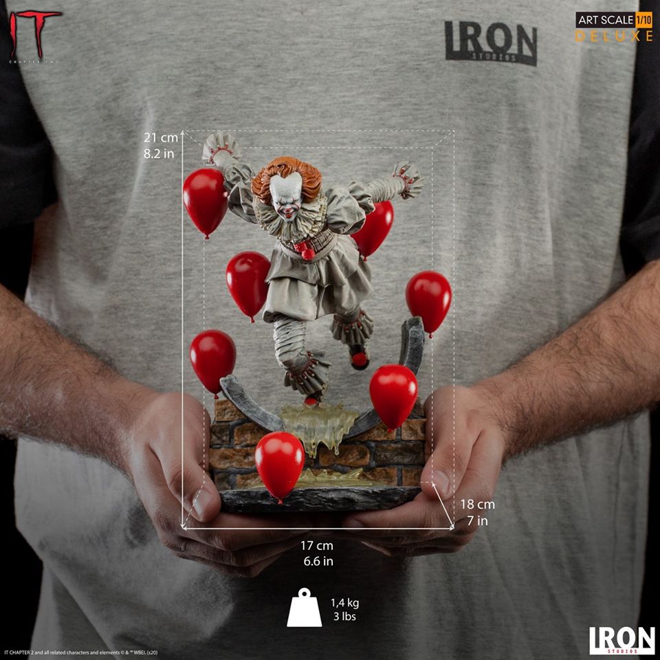[สั่งจอง]IRON STUDIOS WBHOR31220-10 Art Scale 1/10 IT Chapter Two : Pennywise Deluxe Edition