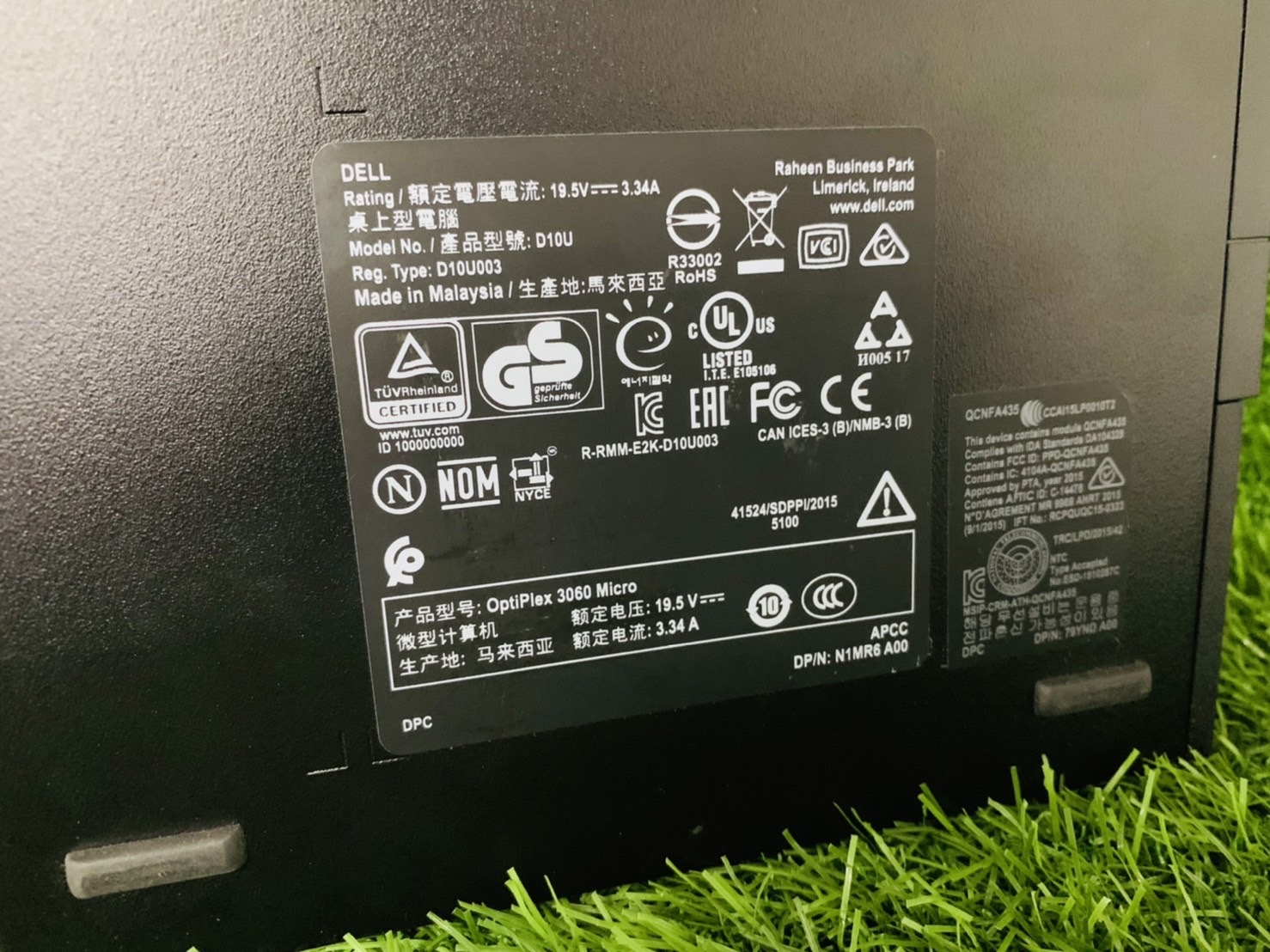 เคส เครื่องเปล่า เอาไปใส่ cpu แรม hdd ใช้ได้ เลย Dell OptiPlex 3060 Mini pc USFF