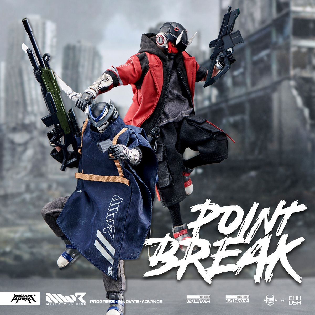[สั่งจอง]Devil Toys 1/12 : - PB001 : DXIII (แดง) - PB002 : Carbine (น้ำเงิน)
