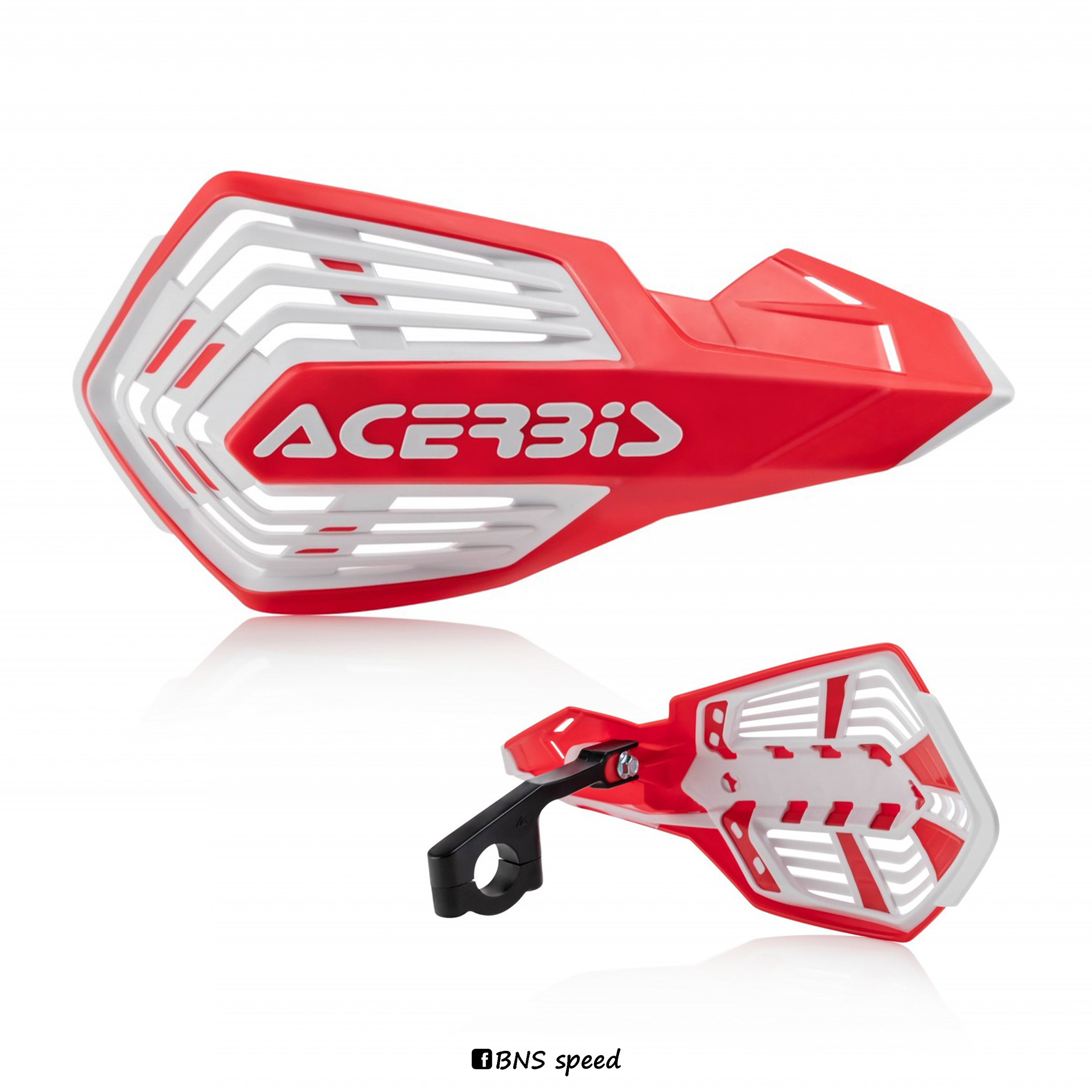 การ์ดแฮนด์ Acerbis X-Future Red/White