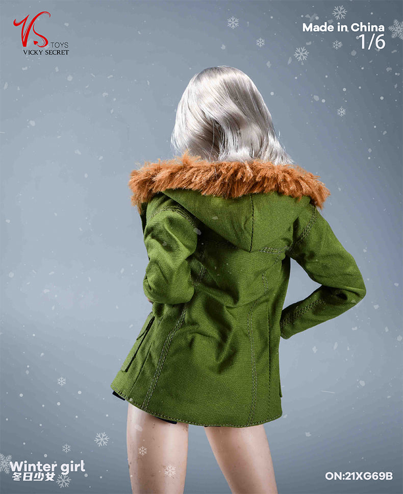 [สั่งจอง]VSTOYS 21XG69 1/6 : Winter girl Headsculpt+ JK Suit (Without Plastic Body)