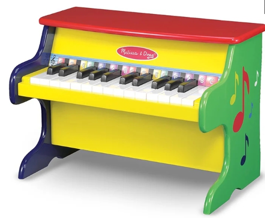 ชุดเปียโน ส่งเสริมการเรียนรู้เรื่องการฟัง เสริมความสนใจด้านดนตรี Learn-to-Play Piano รุ่น 1314 Melissa&Doug, ของเล่นเสริมพัฒนาการ, ของเล่น