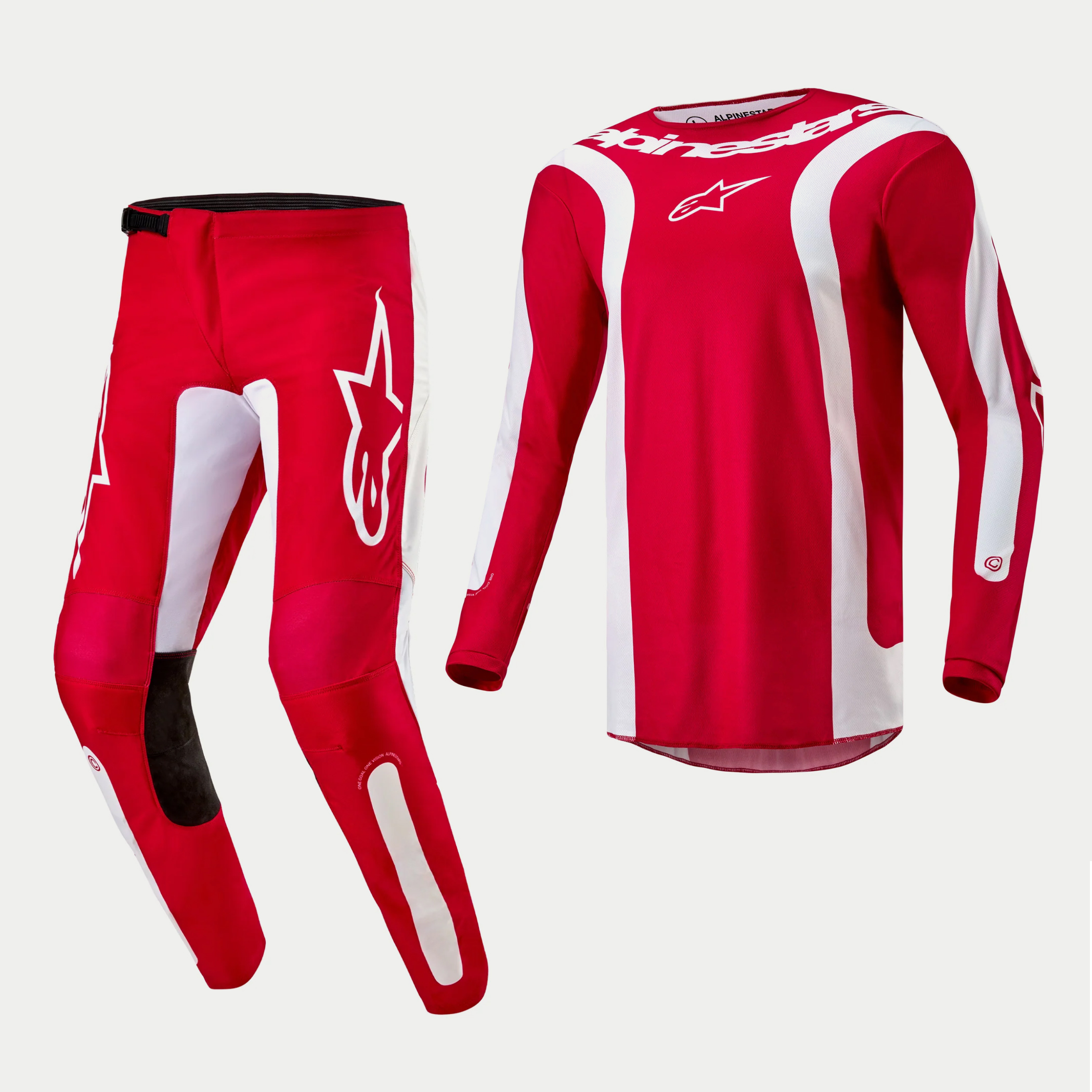 ชุด Alpinestars 2024 Fluid Lurv - Mars Red/White