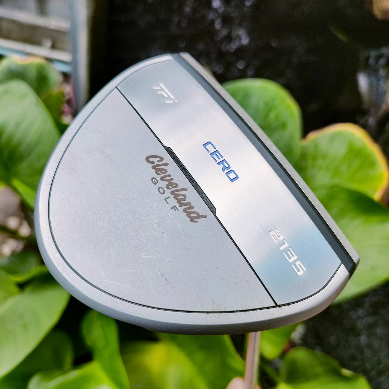** กริพเสีย ** PUTTER CLEVELAND TFi CERO 2135 ความยาว 34 นิ้ว ตัวเล็ง 2135 ที่แม่นยำกับสายตาอย่างมาก รูปทรงชดเชยสูง หน้าสัมผัสสุดเกาะไลน์ มี COVER แท้เดิม ไม้กอล์ฟพรีเมี่ยมมือสอง ของแท้ By NakaraLuxurious
