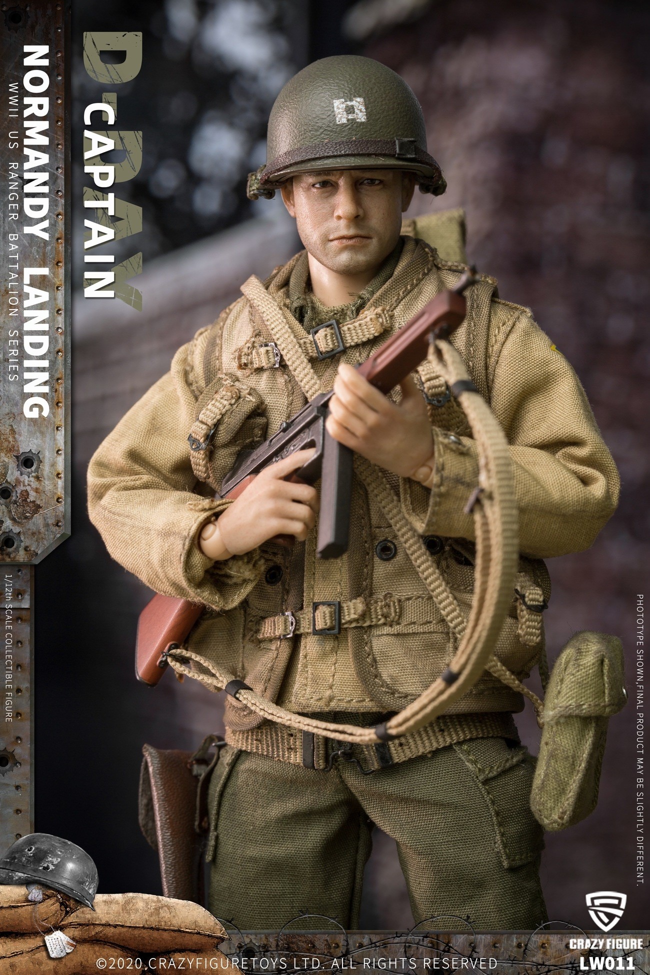 [สั่งจอง]Crazy Figure 1/12 : WWII U.S. Rangers On D-Day