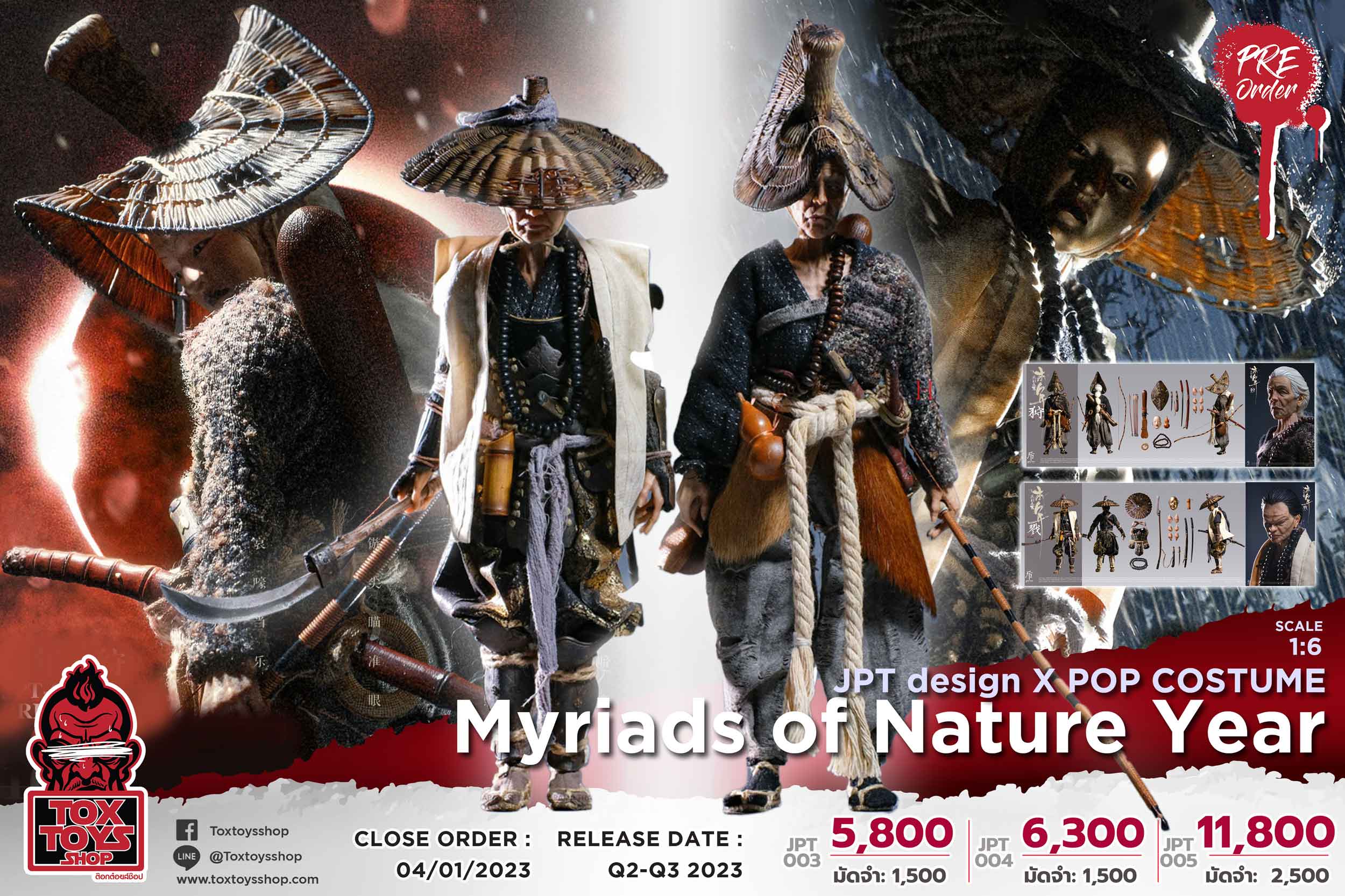 [สั่งจอง] JPT design X POP COSTUME 1/6 : Myriads of Nature Year