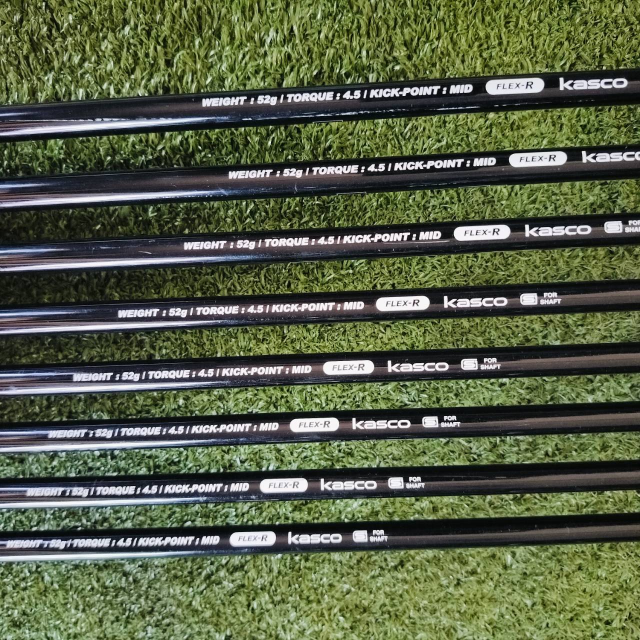 ชุดเหล็ก KASCO SUPER ROCKETS SR-i2 มีเหล็ก 5 6 7 8 9 P เเละมี WEDGE ใบเบลด มาให้แล้วอีกสองตัวคือ A52 และ S56 ค่ะ ไม้กอล์ฟพรีเมี่ยมมือสอง ของแท้ By NakaraLuxurious