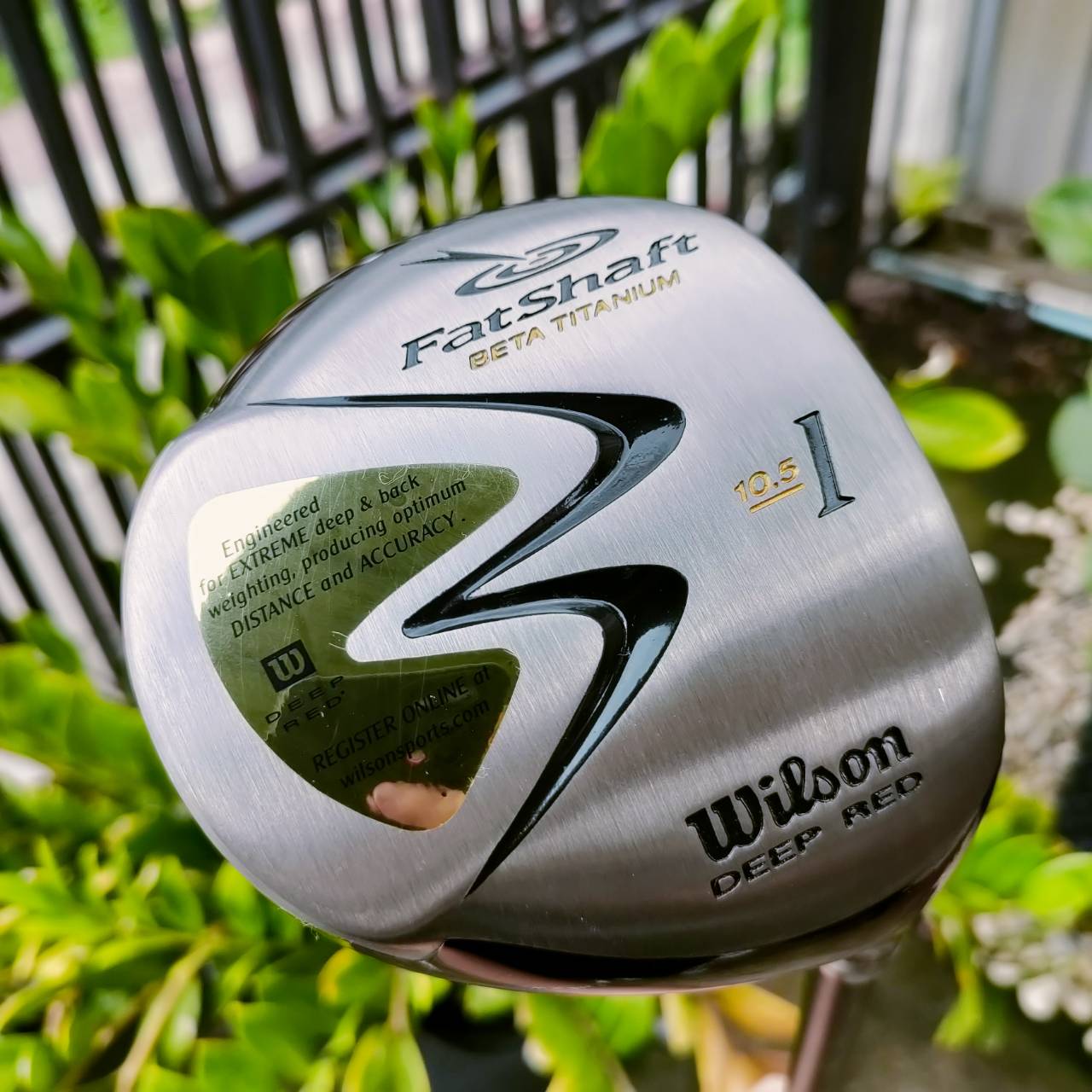 Driver WILSON FATSHAFT องศา 10.5 วัสดุ BETA TITANIUM หน้าเด้งตีไกลเสียงสนั่น ก้าน FATSHAFT ก้านอ้วย ทั้งเบาและทอร์คน้อยมาก ไม้กอล์ฟพรีเมี่ยมมือสอง ของแท้ By NakaraLuxurious