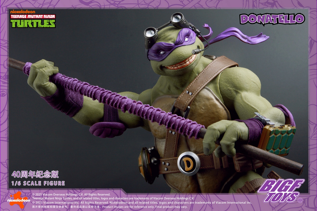 [สั่งจอง]BIGFTOYS BIGF-003 1/6 : TNMT - Donatello 40th Anniversary Edition