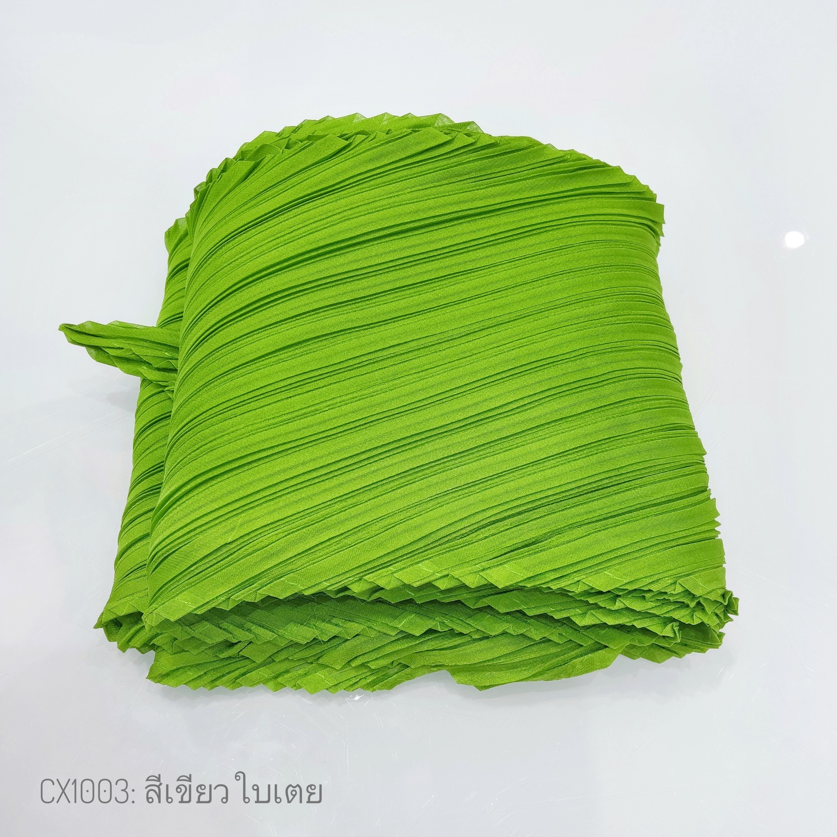 2MUAY CX1003 ผ้าพันคออัดพลีท BASIC PLEATED SCARF 21 สี