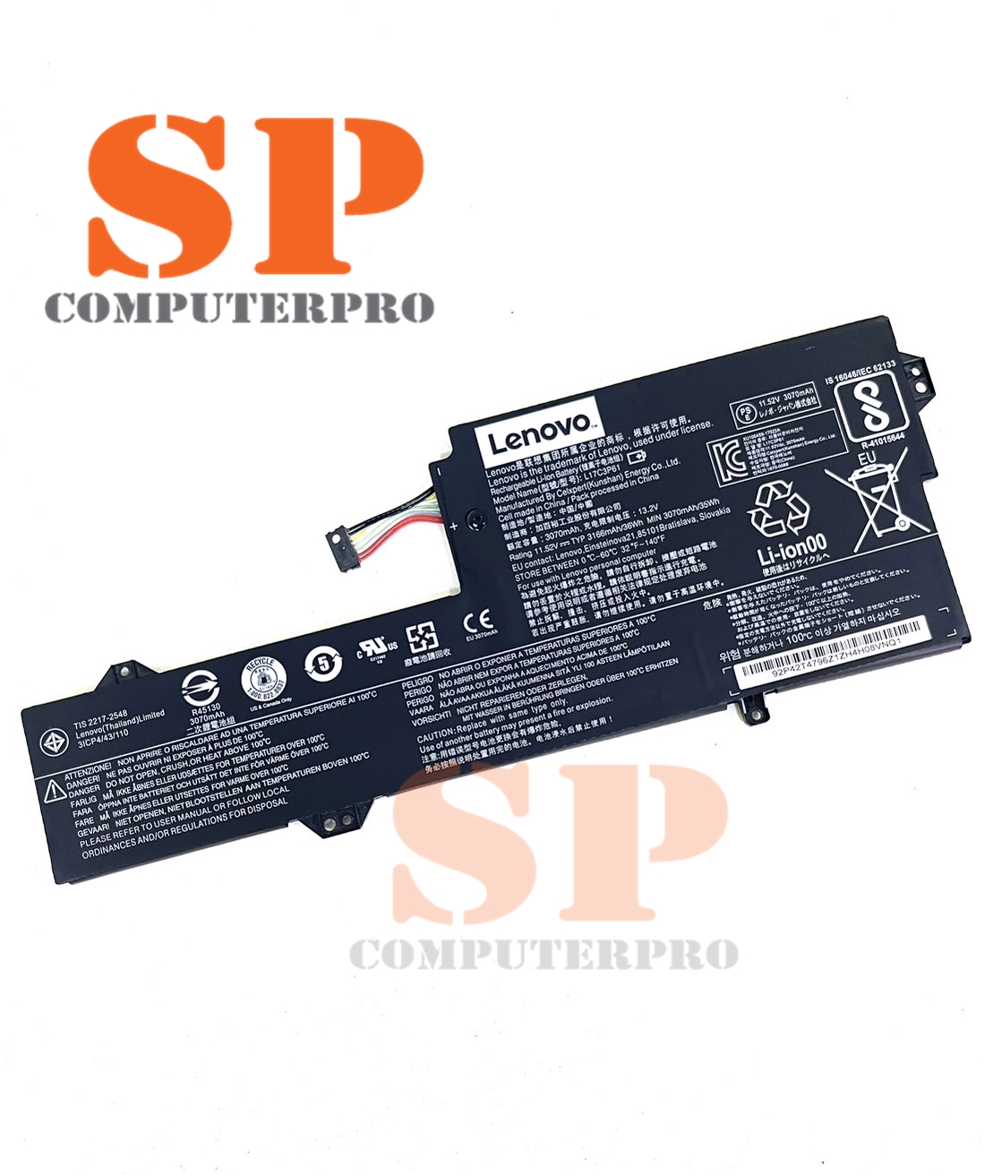 LENOVO Battery แบตเตอรี่แท้ LENOVO Ideapad 320-13IKB 320S-13IKB Model: L17L3P61
