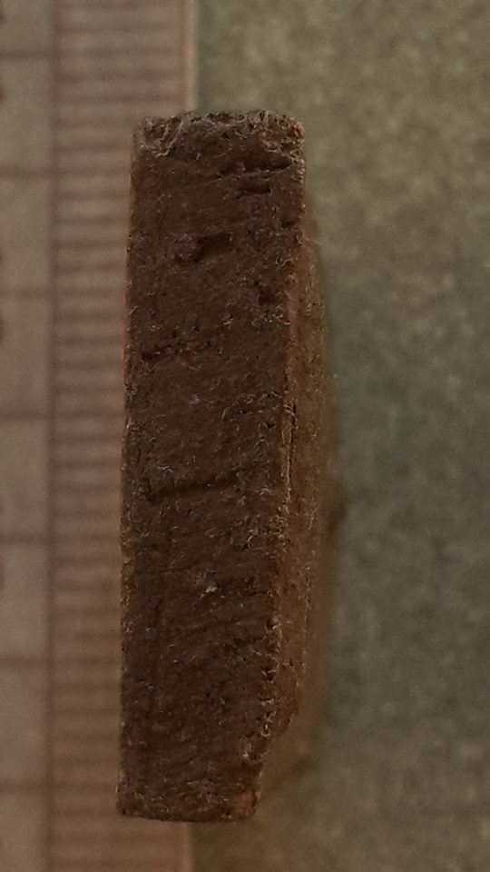 พระผง พระพิมพ์ สมเด็จ เนื้อผง ใบลาน พิมพ์ 9 ชั้น สีดำ