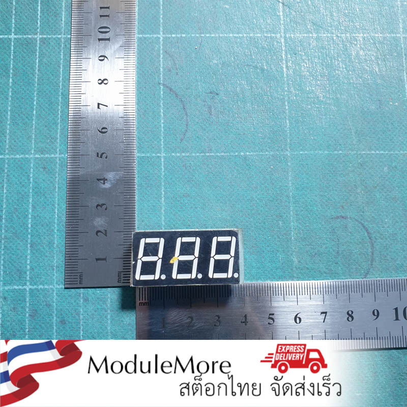 7-segment display 0.56 inch จอแสดงตัวเลข [ 1 2 3 4 digit ] common cathode 0.56 นิ้ว 7 segment สีแดง