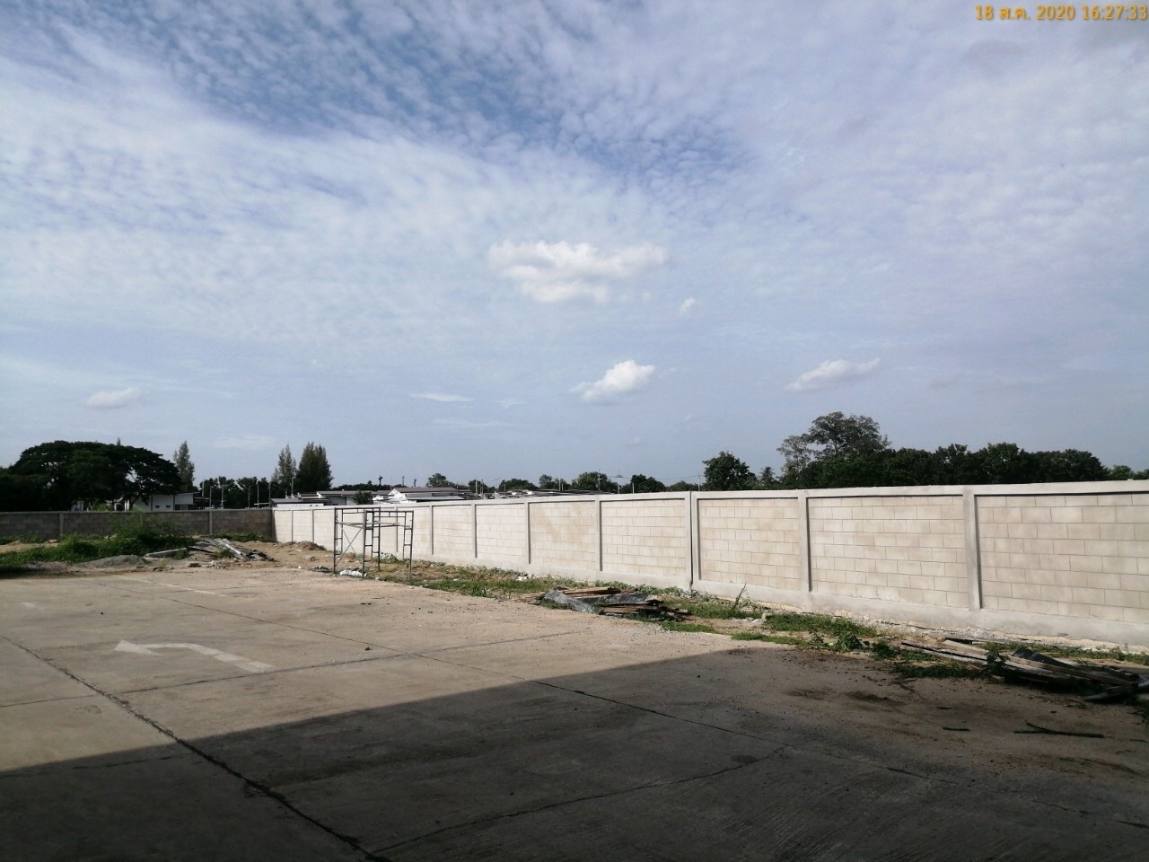 ขนส่ง(บ้านโป่ง) ก่อสร้างรั้วรอบขนส่ง