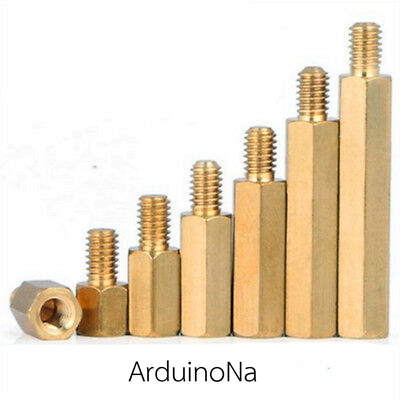 เสา Nut screw m3 น็อตสกรู M3 ขนาด 15+6mm
