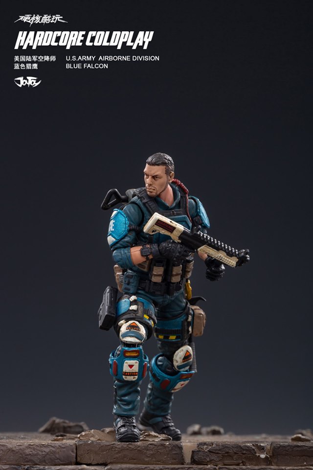 [สั่งจอง]JOYTOY 1/18 JTHC003 U.S.army paratrooper blue falcon