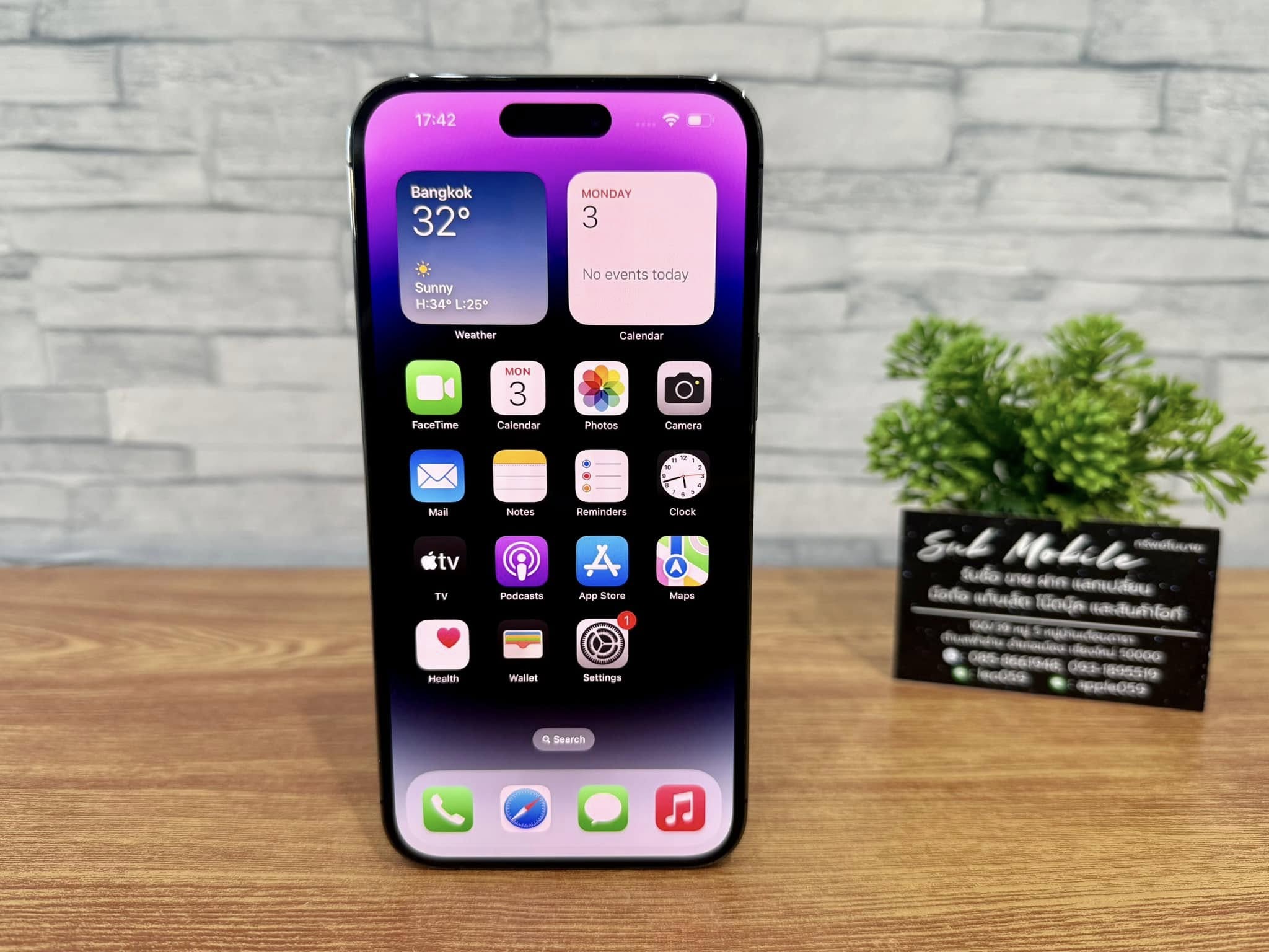 iPhone 14 Pro Max 128GB สี purple เครื่องศูนย์ มือสอง