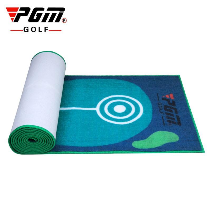 Velvet Golf Putting Mat พรมซ้อมพัต PGM TL017 แบบพรมกำมะหยี่ สามารถซ้อมพัตต์ได้ทั้งสองทาง ขนาด 3 เมตร