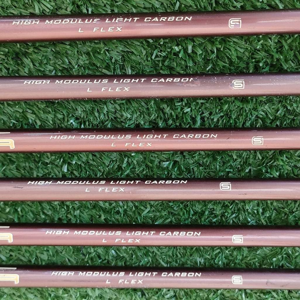 ** ไม้กอล์ฟสำหรับผู้หญิง ** ชุดเหล็ก PROKENNEX SIGMA LOW GRAVITY มีเหล็ก 6-9 เเละ PW SW ก้าน SIGMA FLEX L เป็นชุดที่ตีง่ายมากๆ มีออฟเซ็ทที่พอดิบพอดี และ CAVITY ที่ลงตัวครับ MADE IN JAPAN