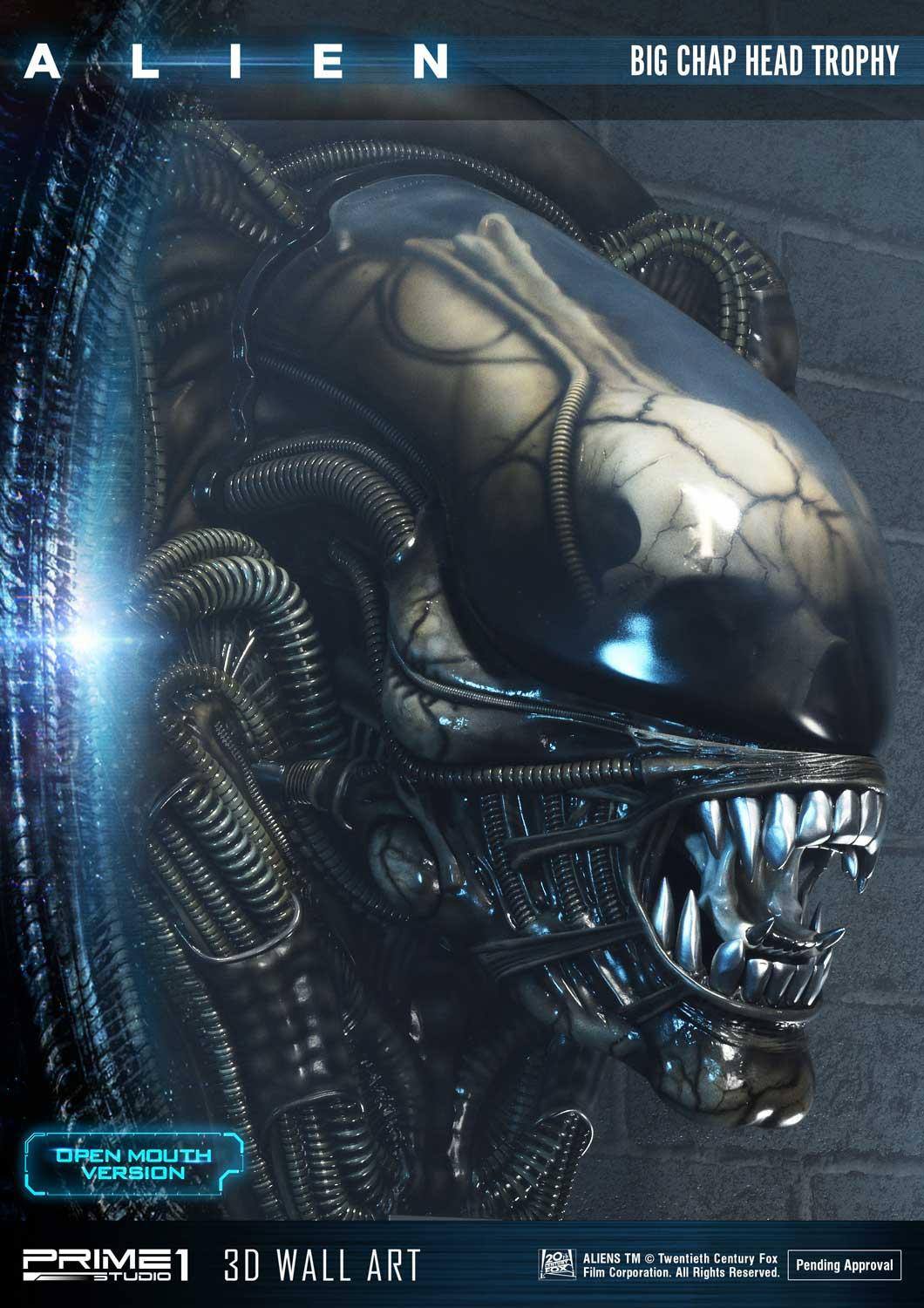 [สั่งจอง]Prime 1 Studio WAAL-02OM: Alien Big Chap Head Trophy (Open Mouth Ver.)