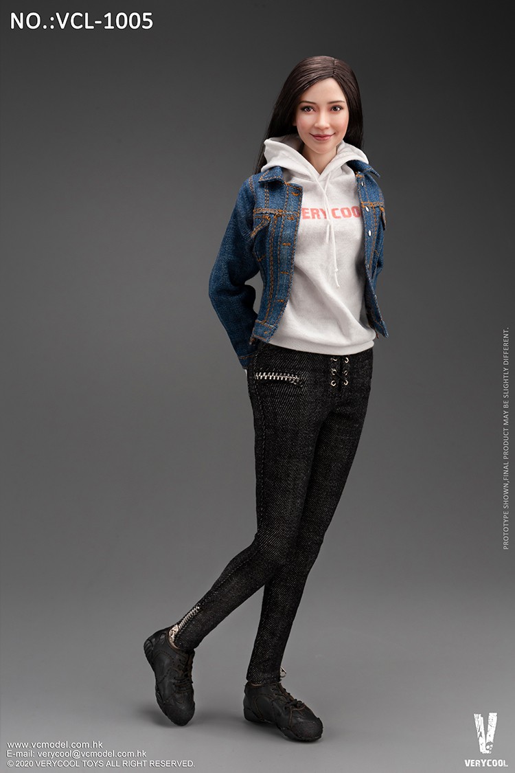 [สั่งจอง] VERYCOOL VCL-1005 / FX10 1/6 : Denim Leisure Wear Set - Head Sculpt & Female Body