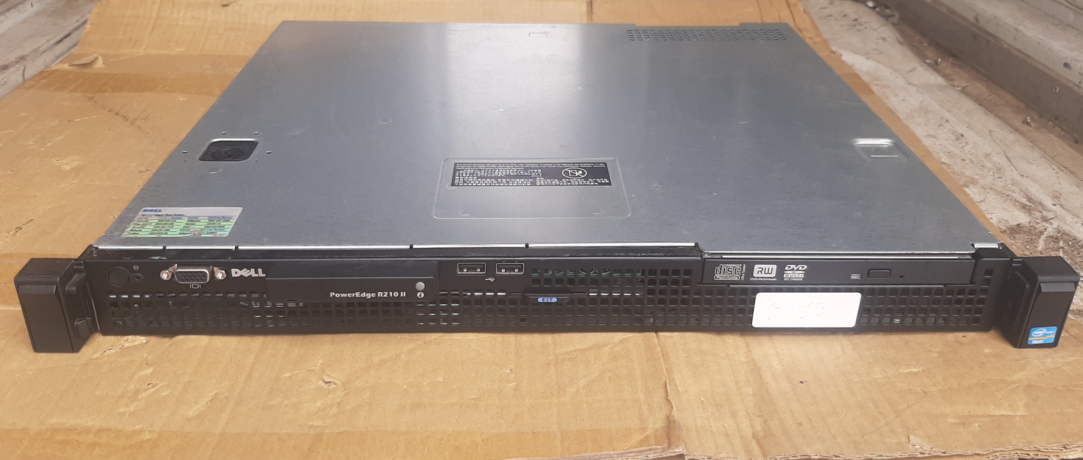 เซิร์ฟเวอร์มือสอง สภาพดี ประกันร้าน 1 เดือน Dell PowerEdge R210ii (E3-1270V2 Ram8GB No HDD)