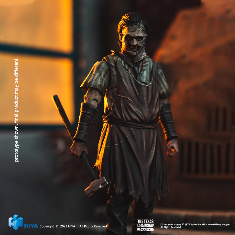 [พร้อมส่ง] HIYA Exquisite Mini Series 1/18 (4 Inch)HIYA Exquisite Mini Series 1/18 (4 Inch) Texas Chainsaw Massacre Leatherface 2003 Killing Mask