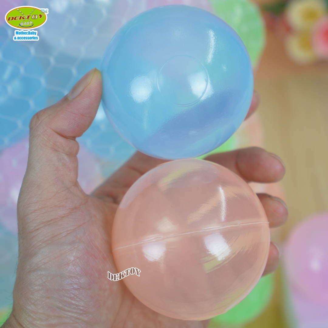 ของเล่นเด็ก SR TOY ลูกบอลพลาสติกหลากสี ขนาด 2.8 นิ้ว 100 ลูก