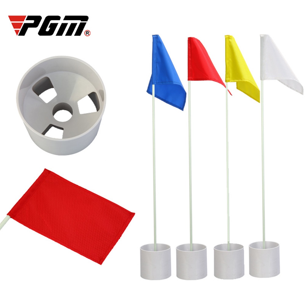 พร้อมส่งจากไทย Golf Hole Cup And Flag หลุมกอล์ฟพร้อมก้านธง PGM DB001-6-9 ขนาด 81.5* 10.7 CM. ( 1 ชิ้น / PCS. )