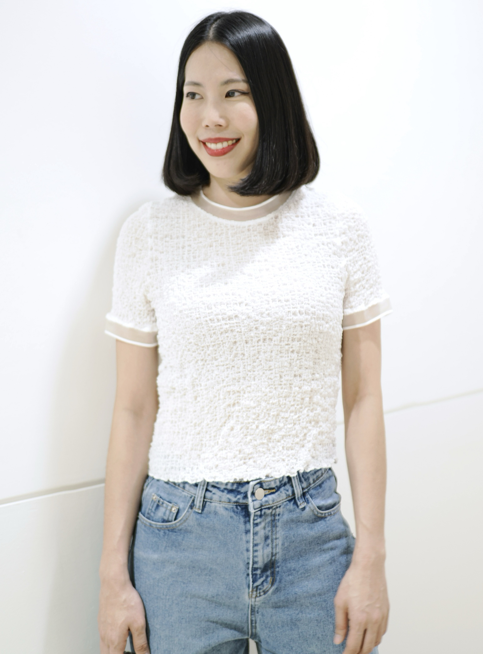 ปรับราคาลง20%!! 2MUAY รุ่น GJO1448 เสื้อพลีทคุณภาพ SMOCK PLEATED TOP 6 สี FREE SIZE