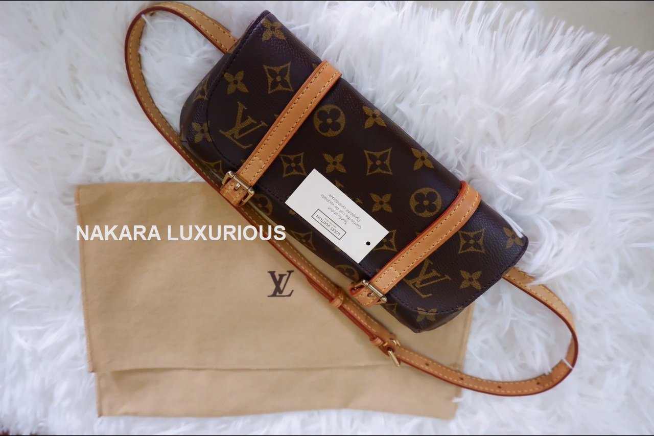 NAKARA LUXURIOUS Louis Vuitton West กระเป๋าคาดเอว โมโนแกรม Pochette Murrell M51159 ของแท้100%