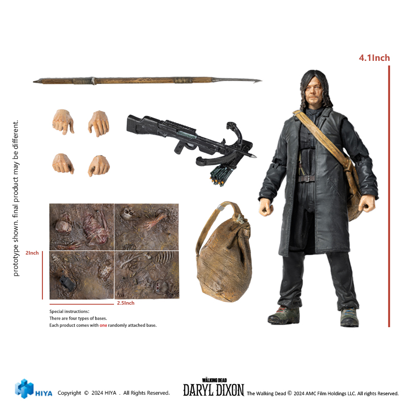 [สั่งจอง]Hiya toys EMW0305 1/18 : Exquisite Mini Series THE WALKING DEAD - DARYL DIXON Daryl