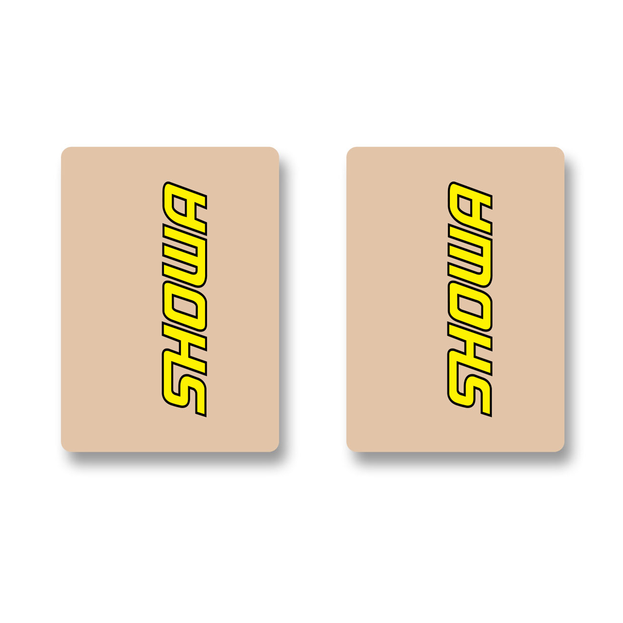 สติ๊กเกอร์โช้ค Dcor Visuals Showa Yellow Fork Tube Decals