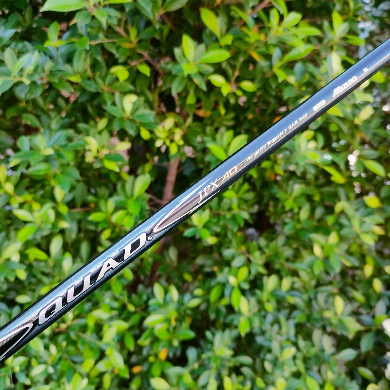 HYBRID 3 MIZUNO JPX 4D องศา 20 ก้าน QUAD JPX AD FLEX SR รูปทรงออกแบบให้เหลี่ยมเป็นมิติขึ้น เพื่อให้เกิด HIGH M.O.I. ตีตรงมากๆ ไม้กอล์ฟมือสอง ของแท้ BY NakaraLuxurious