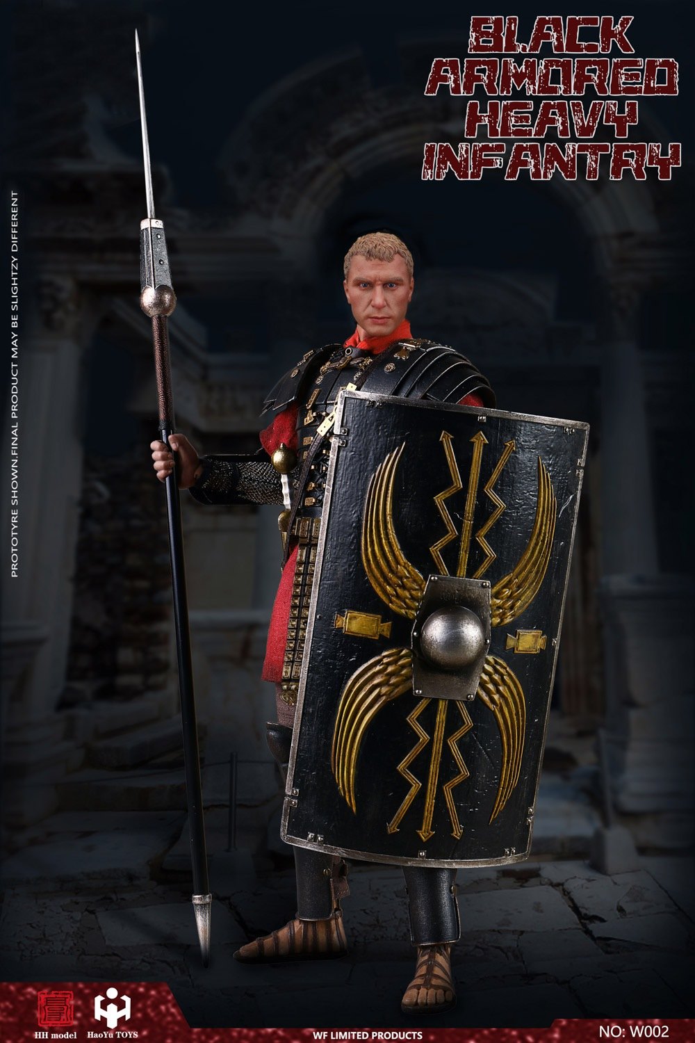 [สั่งจอง]HHMODEL & HAOYUTOYS W002 1/6 : Black Armored Heavy Infantry