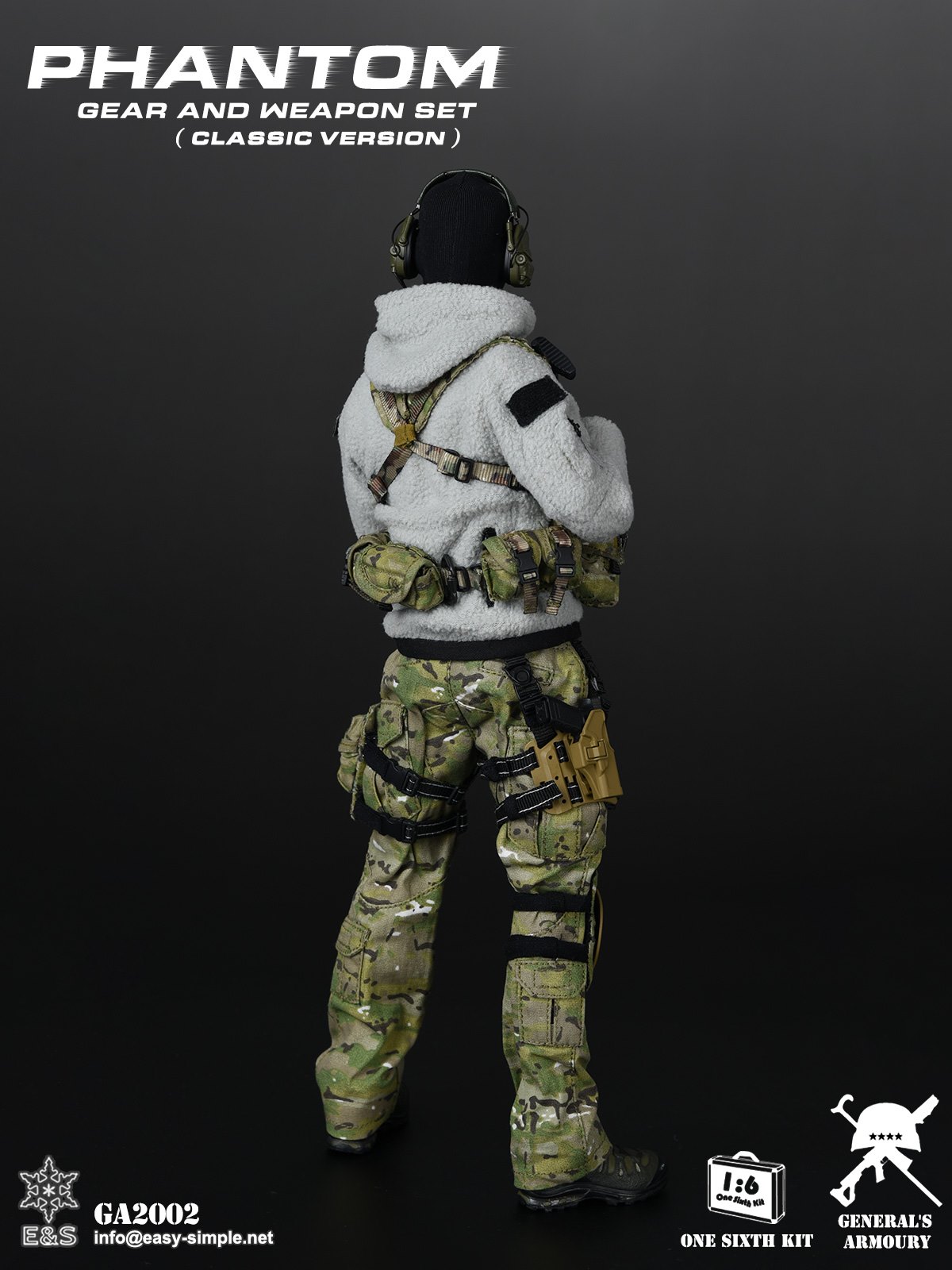 [สั่งจอง]General's Armoury GA2002 1/6 : Phantom Gear And Weapon Set (Classic Version)