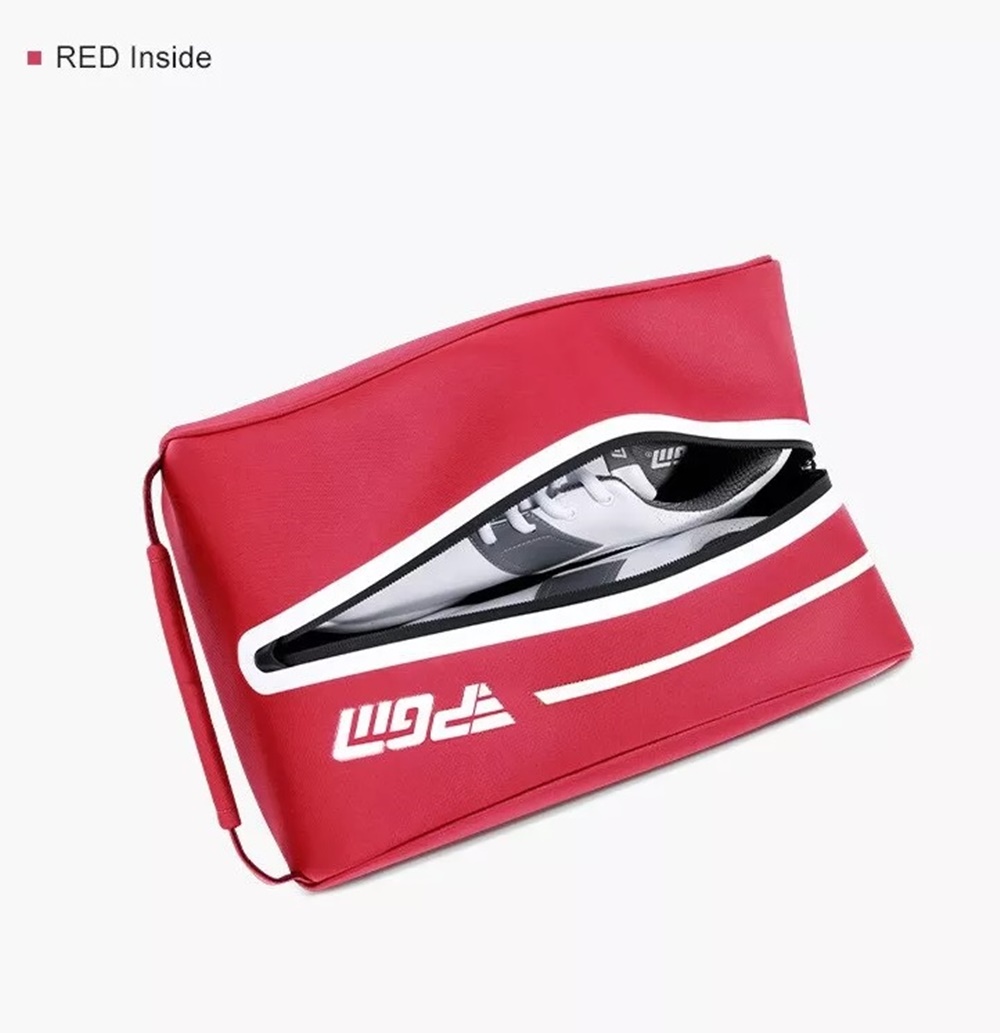 กระเป๋ารองเท้ากอล์ฟ กันน้ำ PGM XB006 วัสดุไนล่อนกันน้ำมีความแข็งแรงทนทานและทนต่อสิ่งสกปรก ล้างออกง่าย เนื้อวัสดุไม่ซับน้ำ