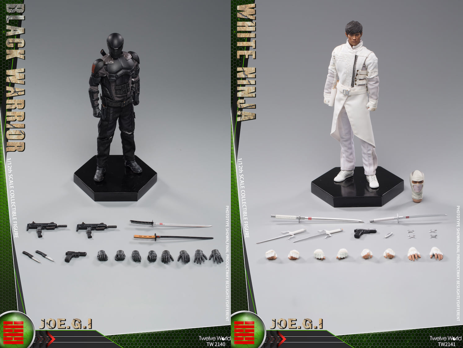 [พร้อมส่ง ]TWTOYS 1/12 : Joe G.I NINJA Warrior (เช็ตคู่)