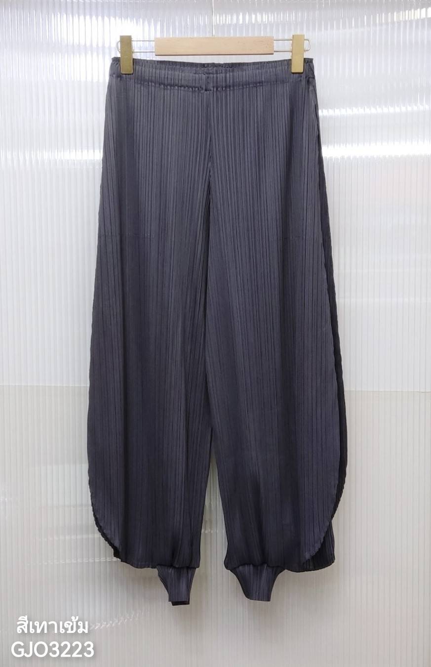 2MUAY รุ่น GJO3223 GENIE PLEATED PANTS กางเกงจินนี่ กางเกงพลีทคุณภาพ 10สี FREE SIZE