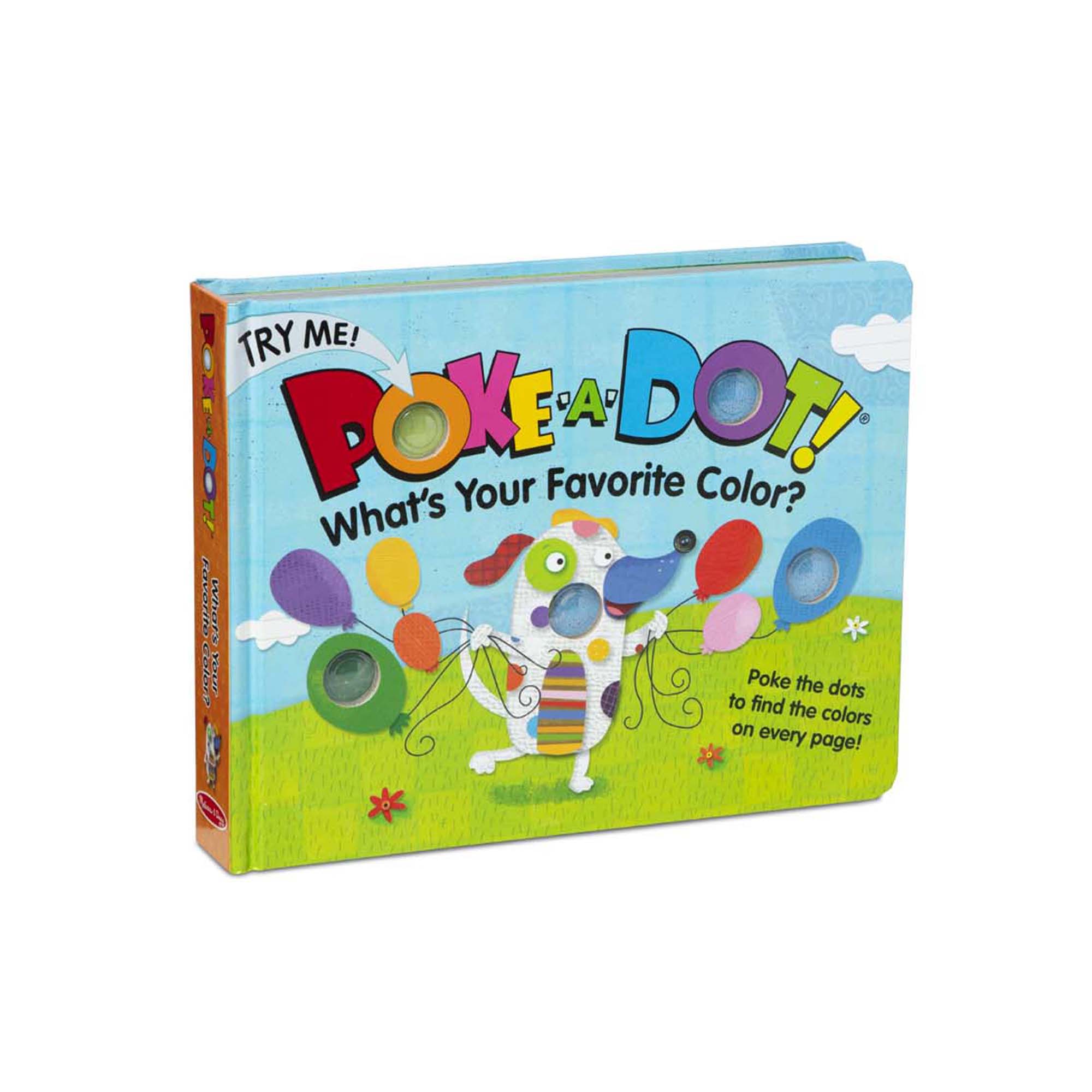 Poke-A-Dot: Favorite Color หนังสือปุ่มกด รุ่นสี อ่านไป กดไป ดึงดูดความสนใจ สนุก! Melissa & Doug