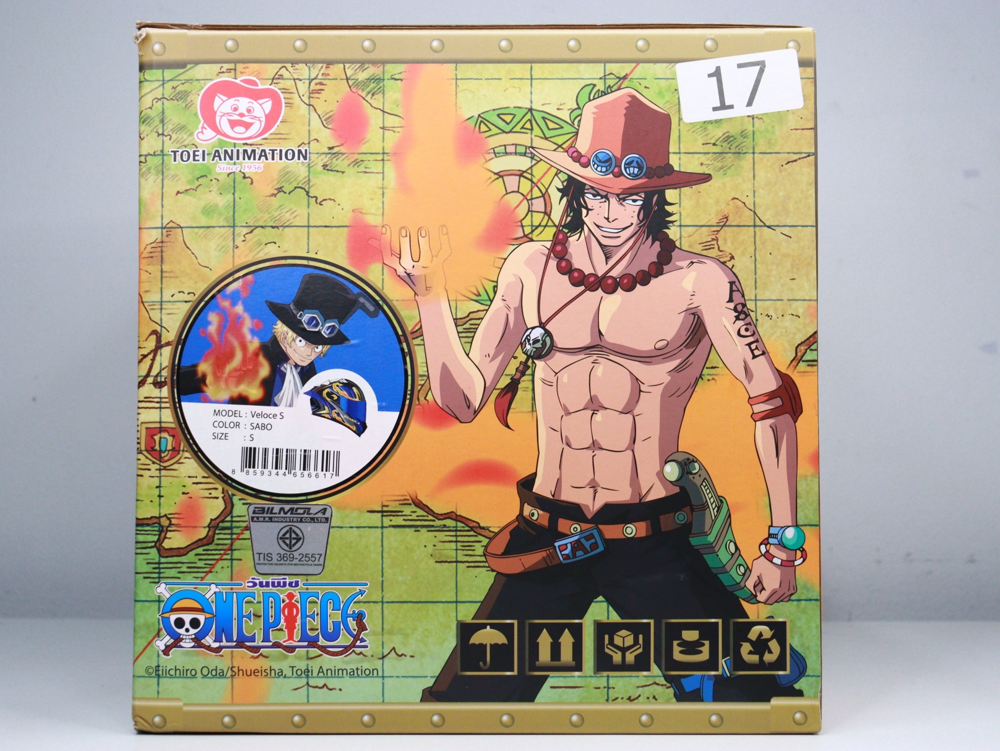 หมวกกันน็อค BILMOLA วันพีช รุ่น Veloce S(SABO) Size:S