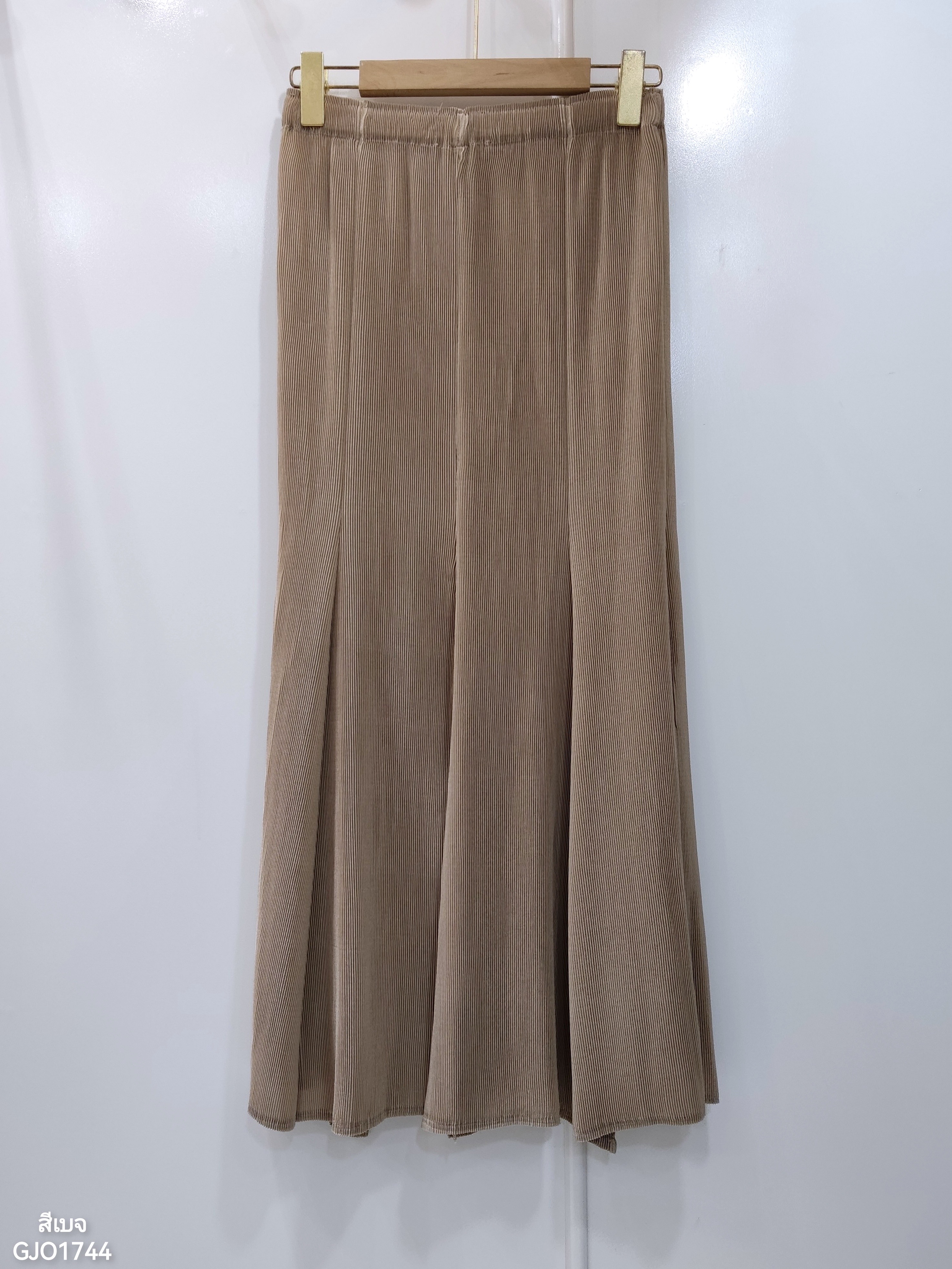 ปรับราคาลง20%!! ยาว 34นิ้ว! 2MUAY รุ่น GJO1744 กระโปรงพลีทคุณภาพ MERMAID PLEATED SKIRT 9 สี FREE SIZE