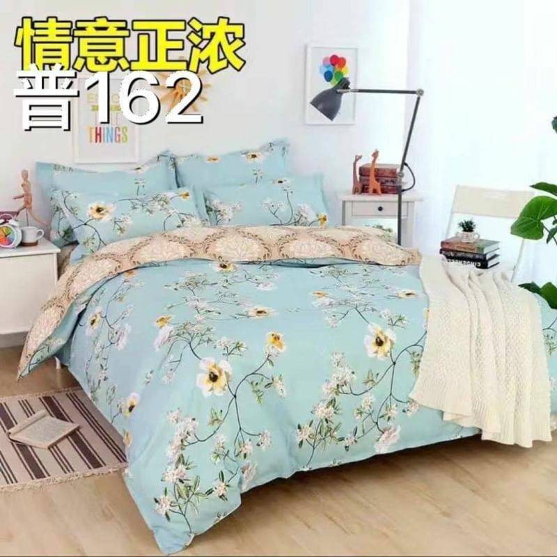 ❀✿พิเศษสุดๆลดราคา💥ชุดเครื่องนอนครบเซ็ต+ผ้านวม#ลายดอกไม้#โทนสีฟ้าsocute✿❀#Minimalstyle