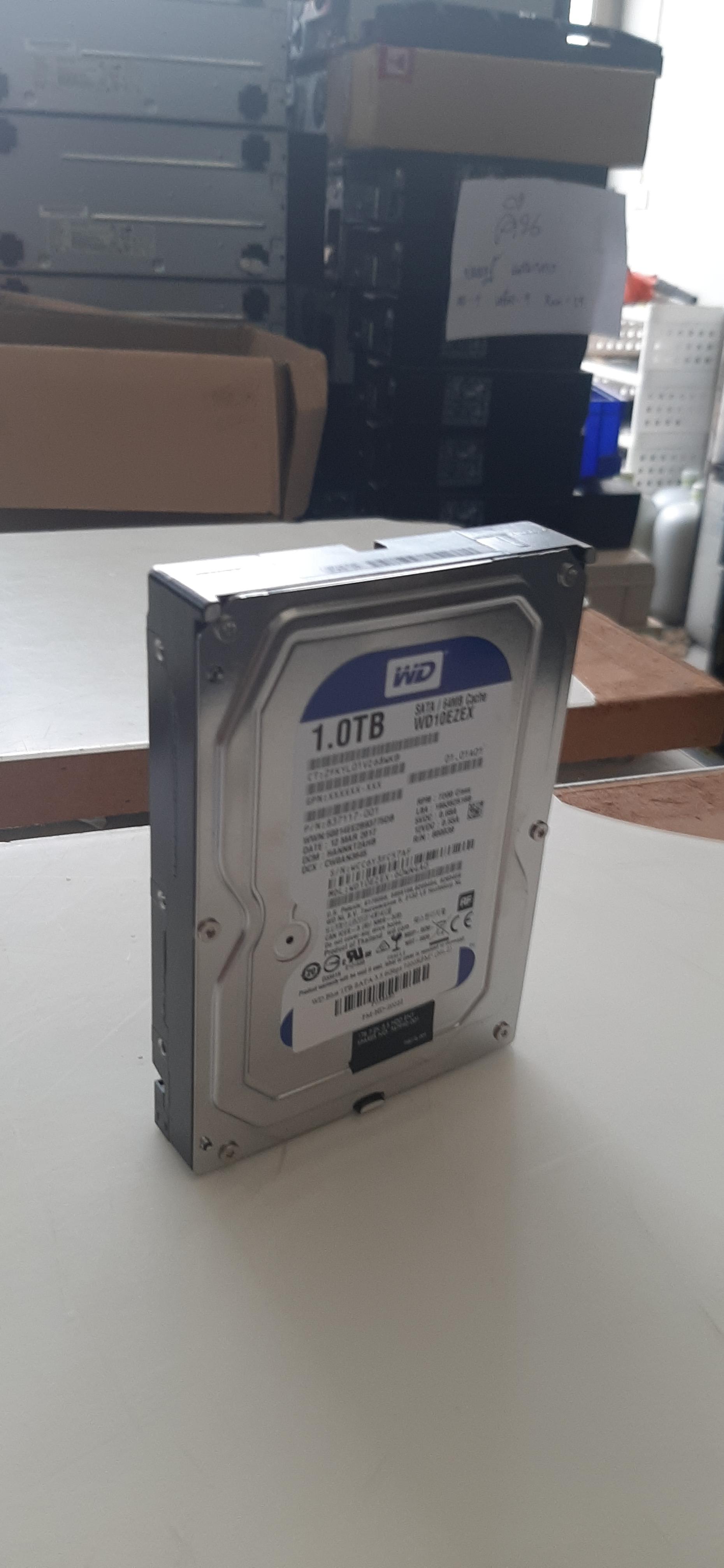 ฮาร์ดดิส มือสอง WD Blue 1TB SATA 3.5 6Gbps 7200RPM ประกันร้าน 1 เดือน