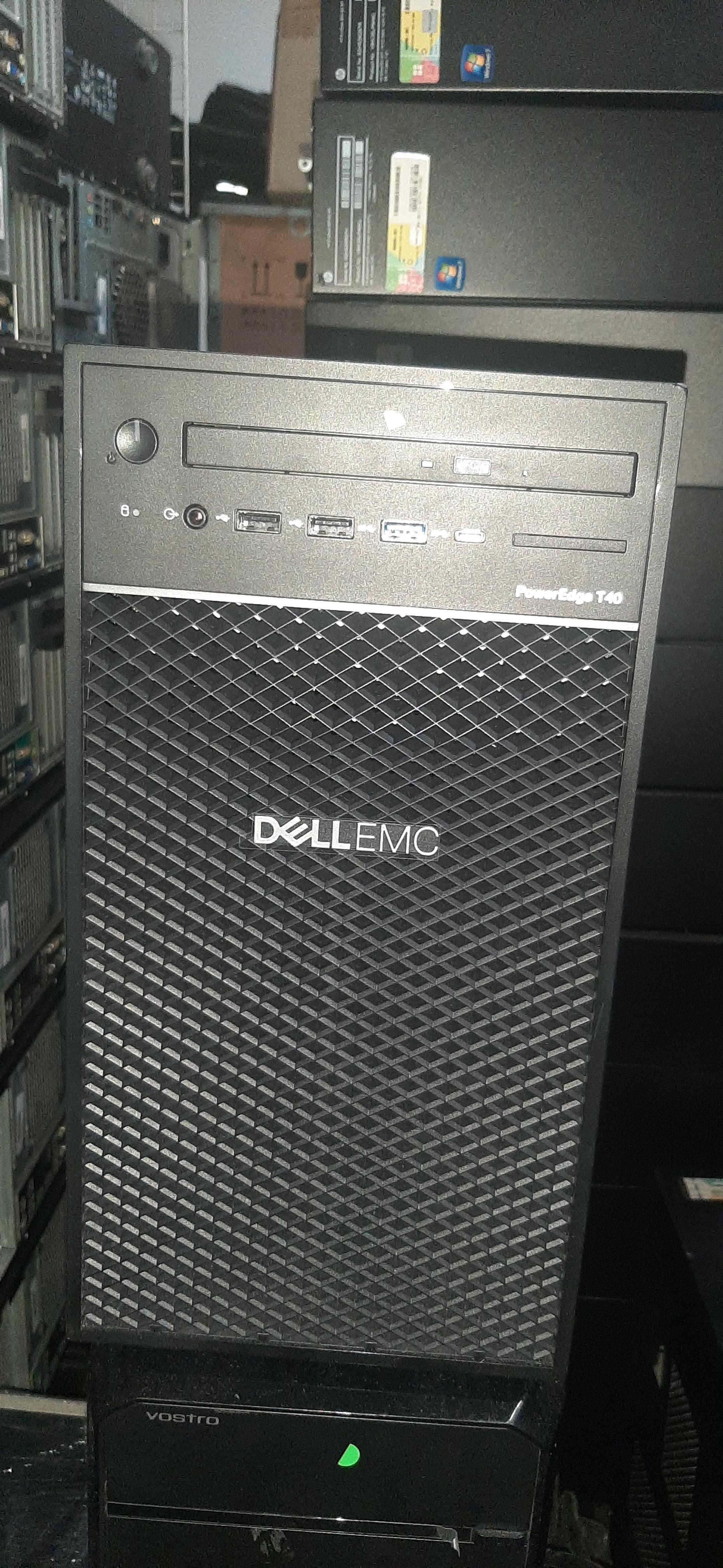Server Dell T40 มือสอง มีประกันร้าน ดูแลดี SN: CRJNYH2 (E-2224 Ram16GB HDD1TB x3)
