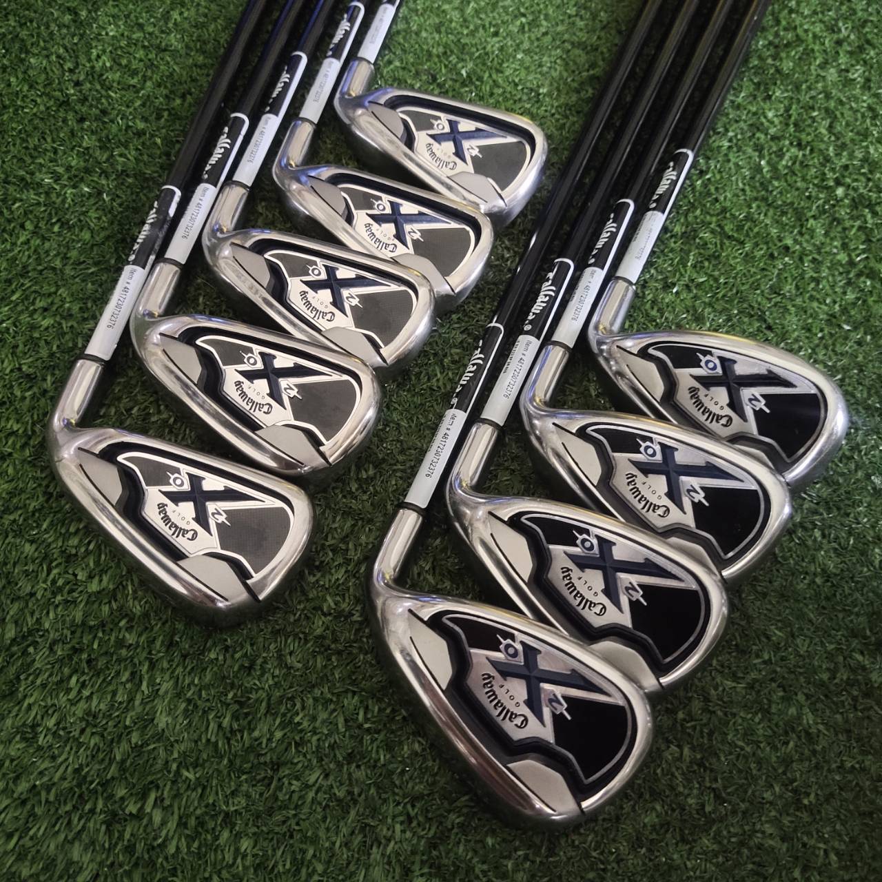 ชุดเหล็ก Callaway X-20 (9 ชิ้น) ก้านเสียบแบบทะลุที่เป็นเอกลักษณ์ หน้าไม้ออกแบบแบบ Wide Sole