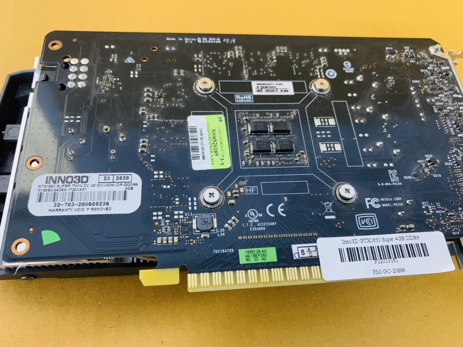 การ์ดจอ Inno3D GTX1650SUPER/4GB INNO3D TWIN X2 OC